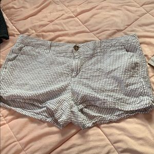 Gray Striped Merona Shorts